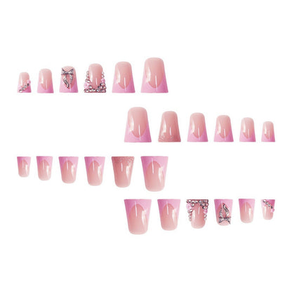 Decorative 3D Floral Acrylic Press-On Nails Acalora