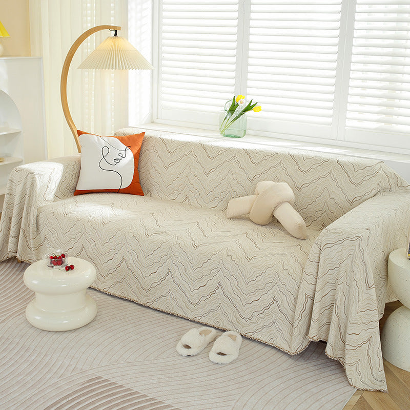 Elegant Textured Sofa Cover