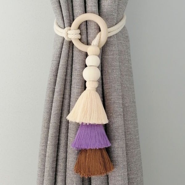 Decorative curtain holder with tassels Acalora