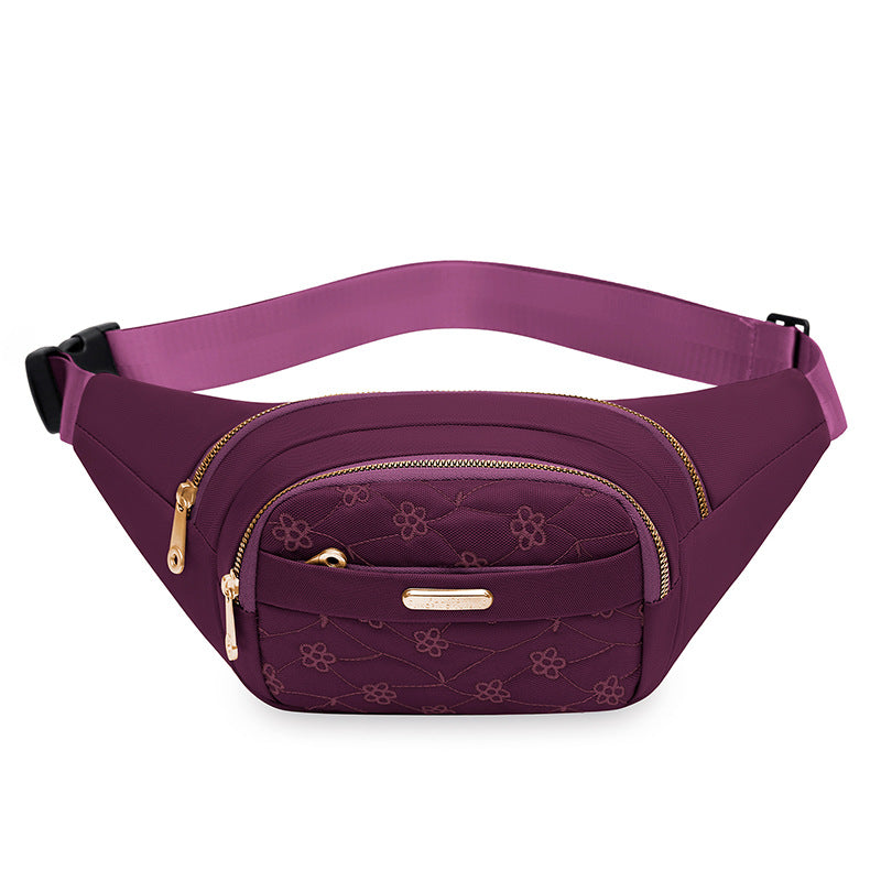 Elegant Floral Designed Belt Bag Acalora