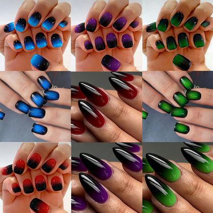 Ombre Stiletto Press-On Nail Art Acalora