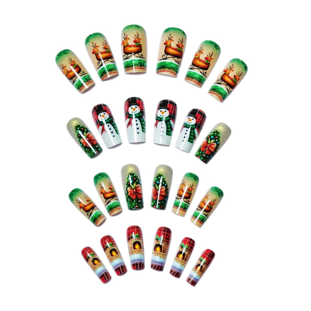 Holiday-Themed Nail Art Design Acalora