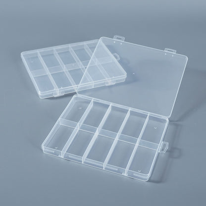 Multi-Divisional Clear Craft Storage Case Acalora