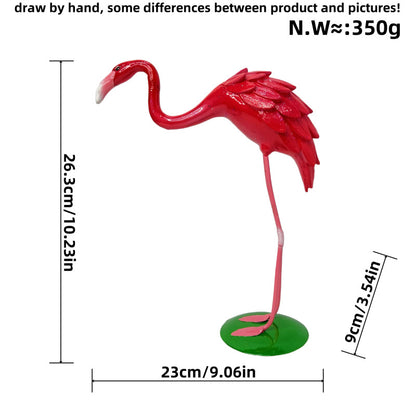 Decorative Flamingo Sculpture Acalora