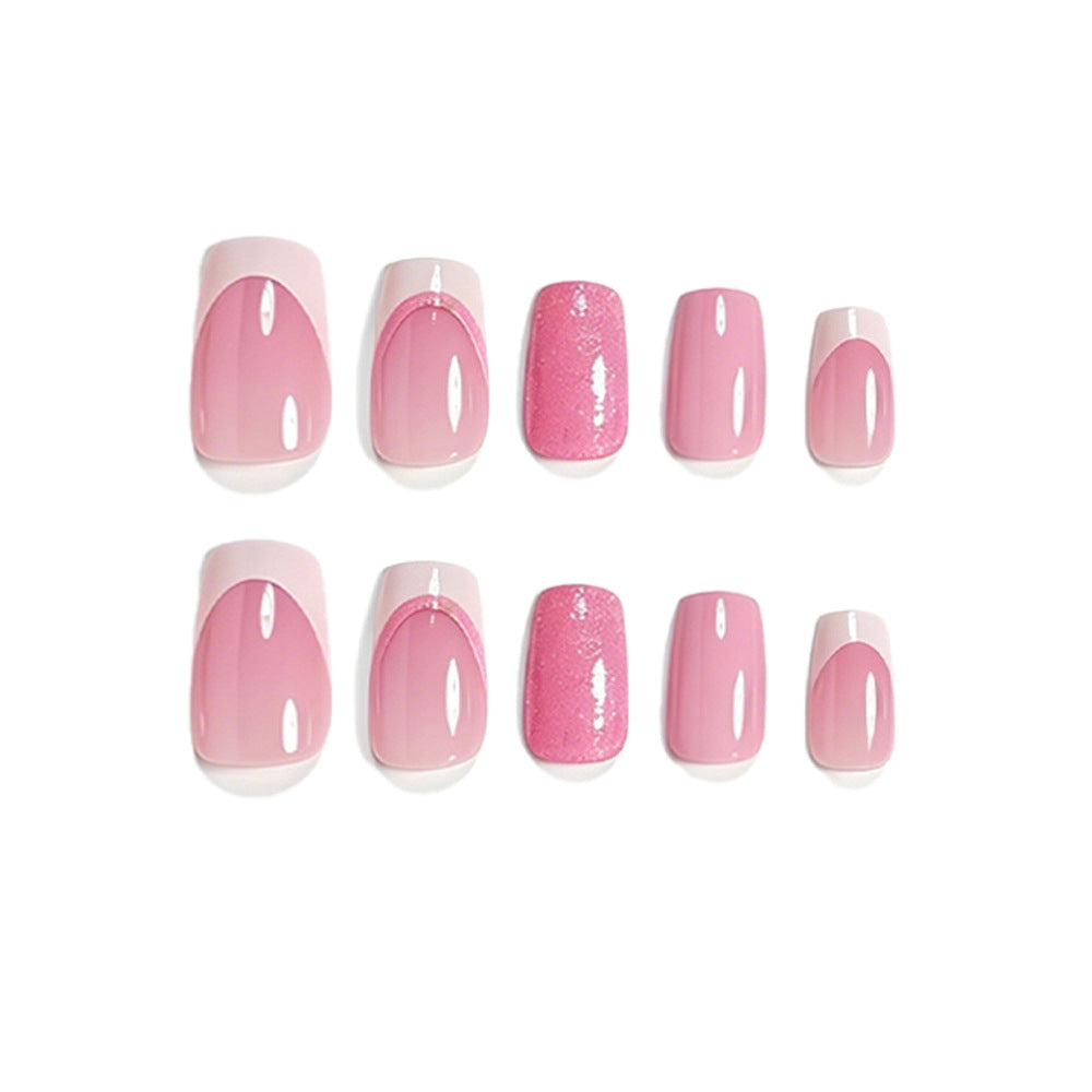 Elegant Long Square Press-On Nail Set Acalora