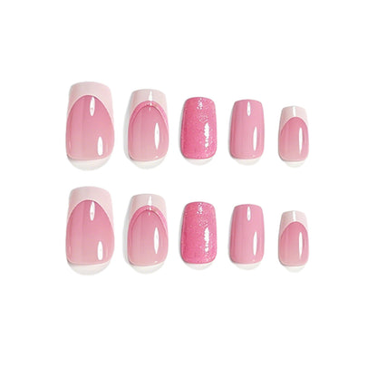 Elegant Long Square Press-On Nail Set Acalora