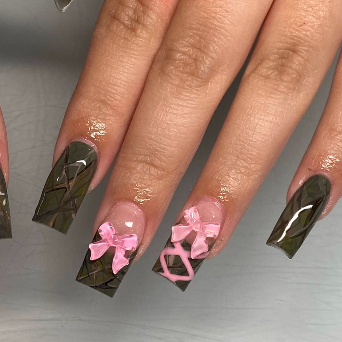 Floral Ombre Nail Wraps Acalora