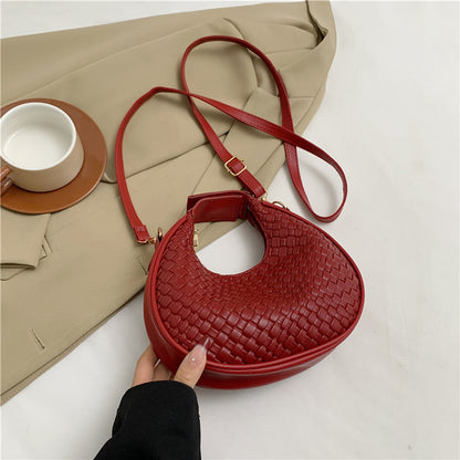 Textured Woven Crossbody Bag Acalora