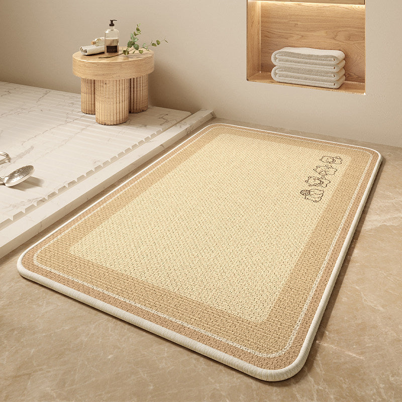 Cartoon Dog-Themed Bath Mat
