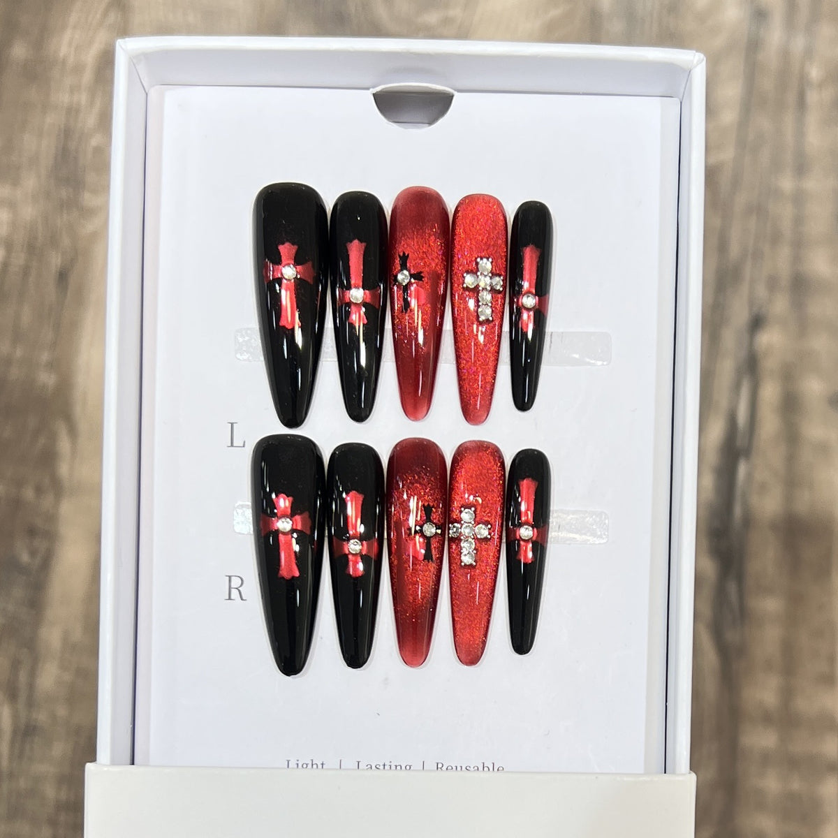 Glamorous Stiletto Press-On Nail Set Acalora