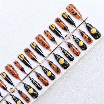 Thematic Halloween Press-On Nails Acalora