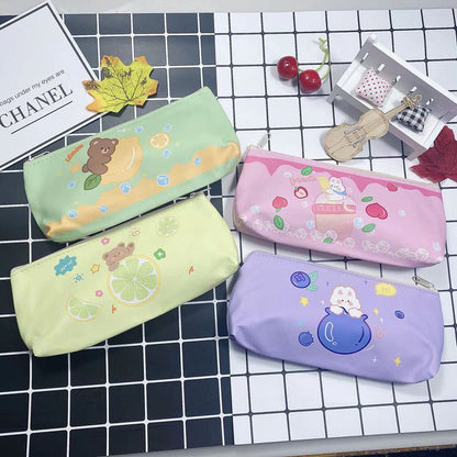 Fun Character Print Pencil Case Acalora