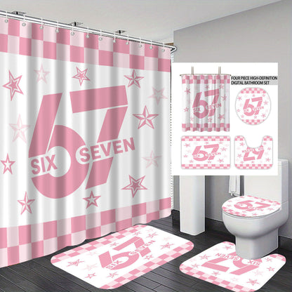 Colorful Dessert-Themed Bathroom Set