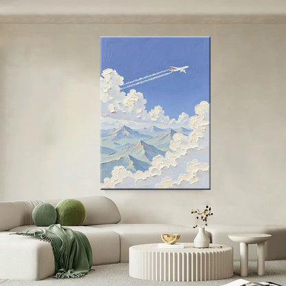 Scenic Sky and Mountain Artwork