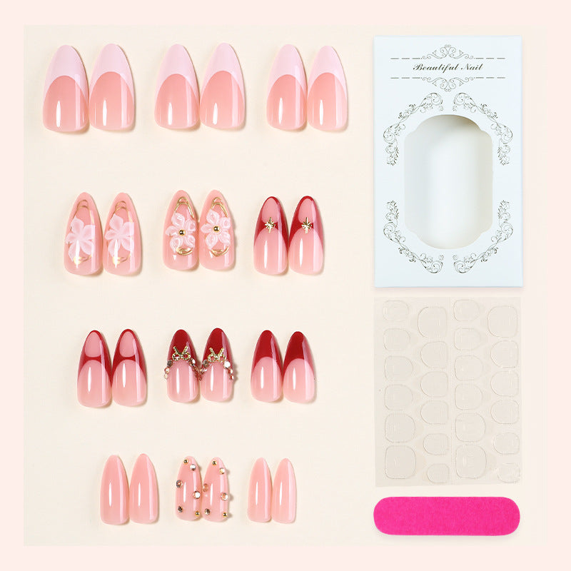 Decorative Nail Art Press-On Set Acalora