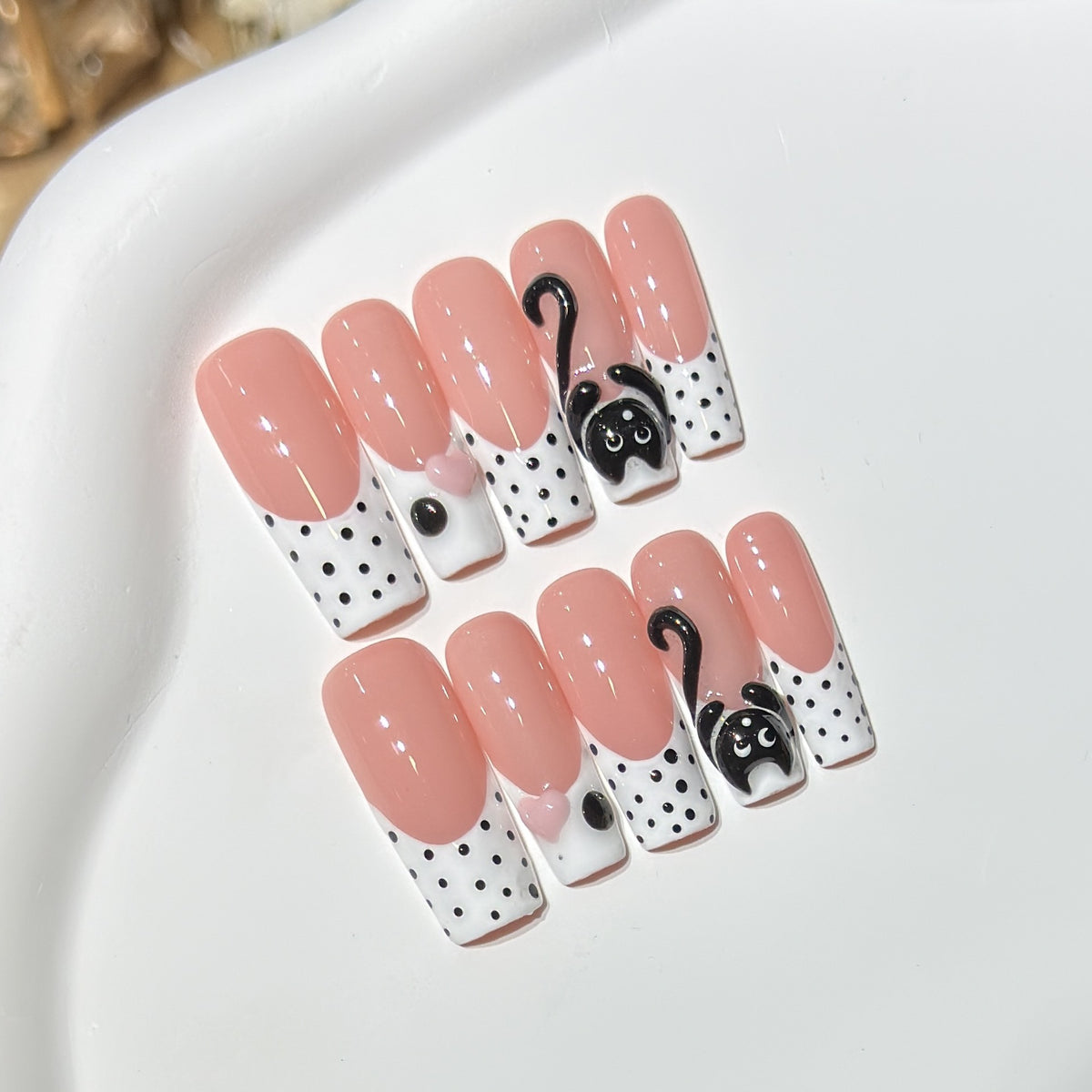 Cat-Themed Nail Art Set Acalora