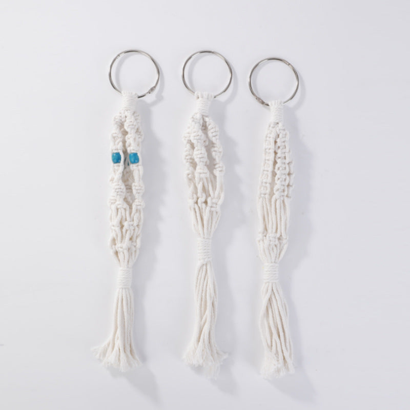 Key jewelry with macrame design Acalora