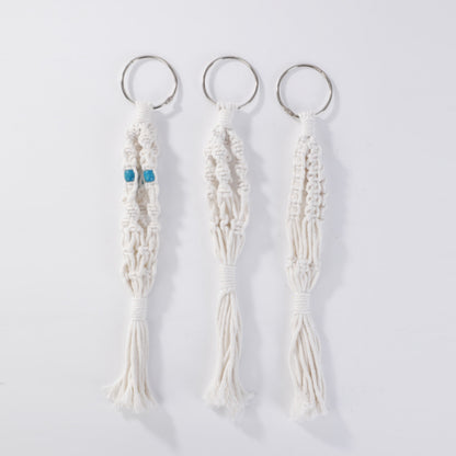 Key jewelry with macrame design Acalora