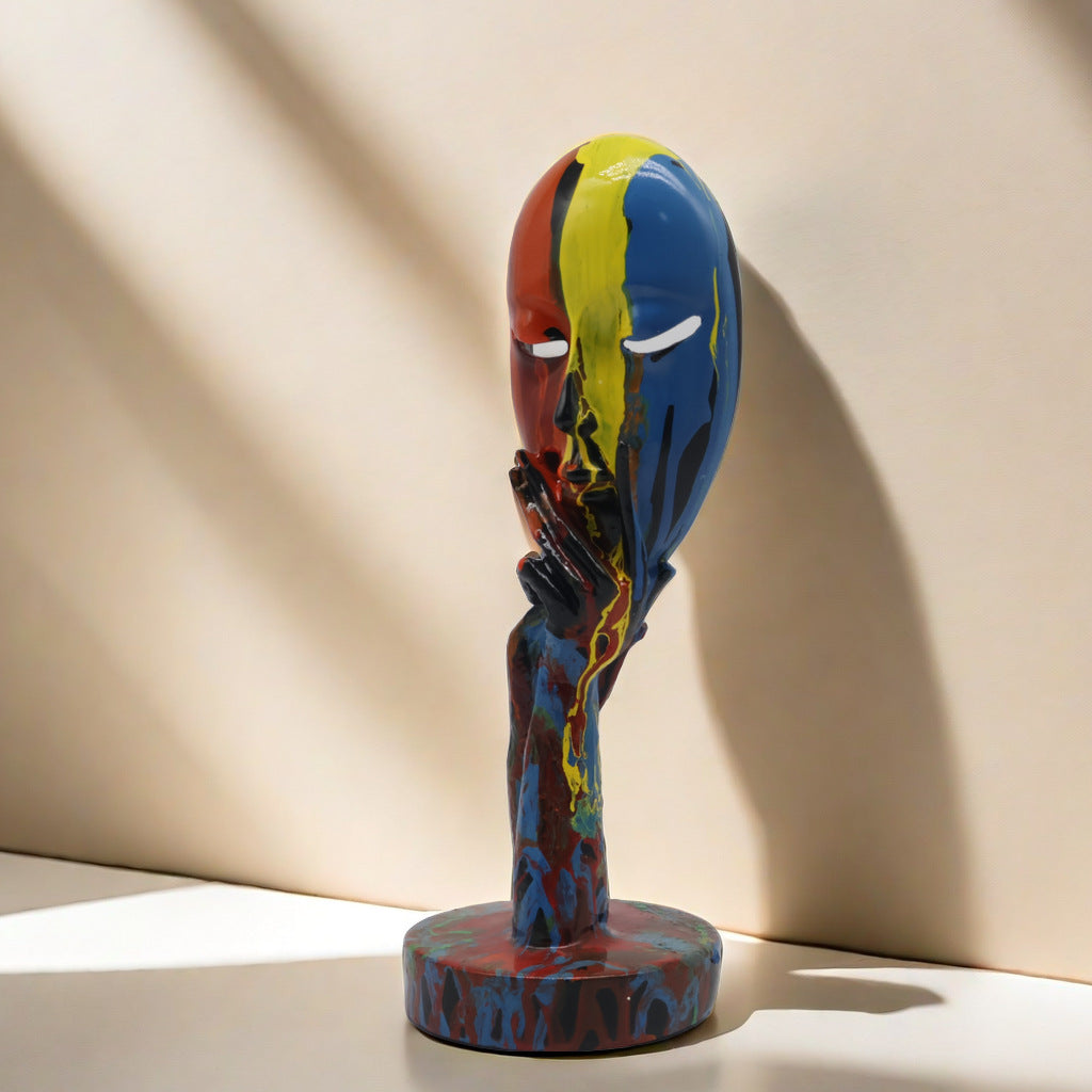 Artful decoration in the form of a thoughtful figure Acalora