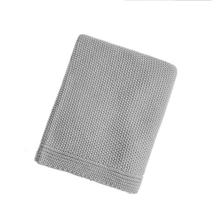 Cozy Knitted Throw Blanket