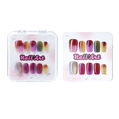 Ombre Gradient Press-On Nail Set Acalora