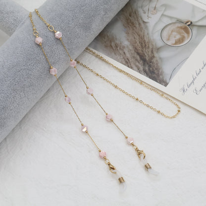 Elegant Gold Chain Necklace with Gemstones Acalora
