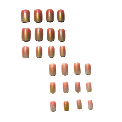 Glamorous artificial nails in elegant gradient Acalora