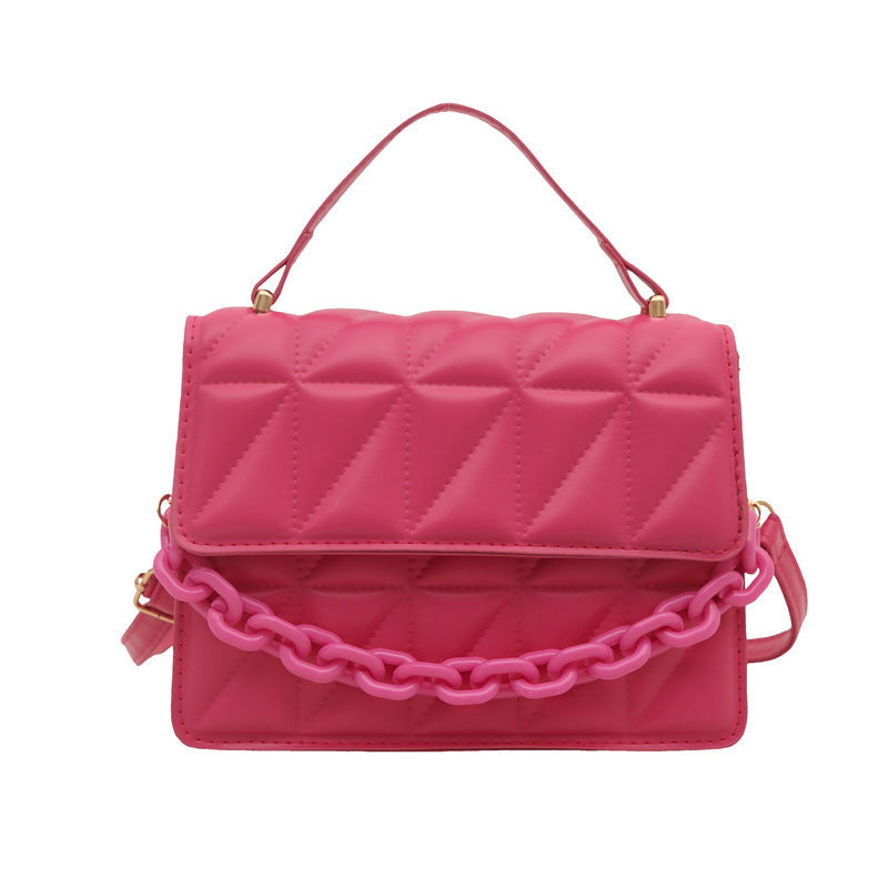Quilted Mini Satchel Handbag Acalora