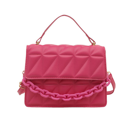Quilted Mini Satchel Handbag Acalora