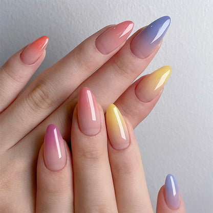 Ombre Nail Art Set with Elegant Gradient Design Acalora