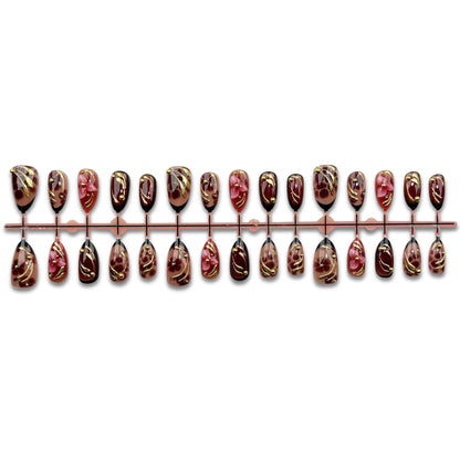 Elegant Decorative Nail Tips Acalora