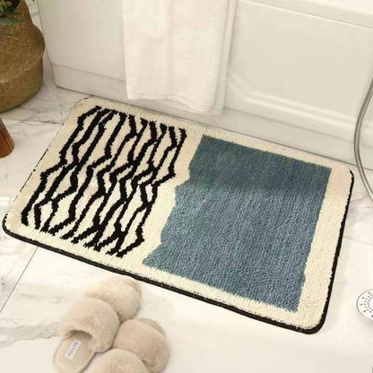 Modern Abstract Pattern Bath Mat