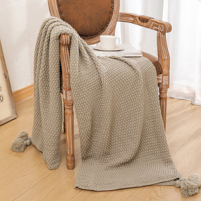 Plush Woven Decorative Throw Blanket