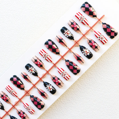 Whimsical Artistic Press-On Nail Set Acalora