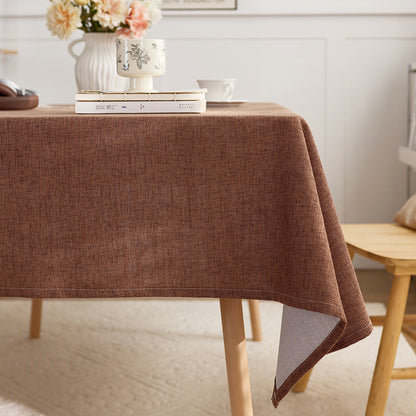 Elegant Textured Fabric Tablecloth