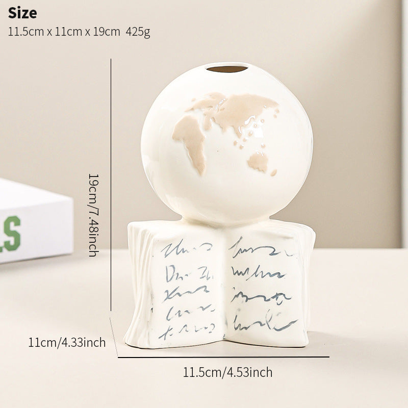 Elegant Ceramic Globe Bank Acalora