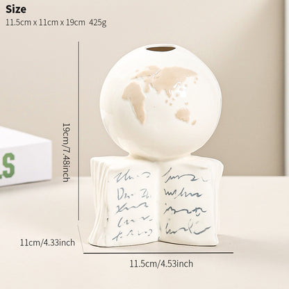 Elegant Ceramic Globe Bank Acalora