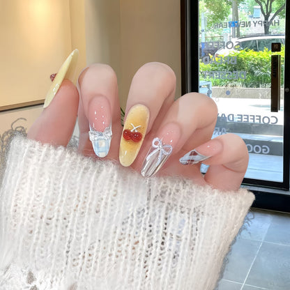 Charming Character-Inspired Press-On Nail Art Set Acalora