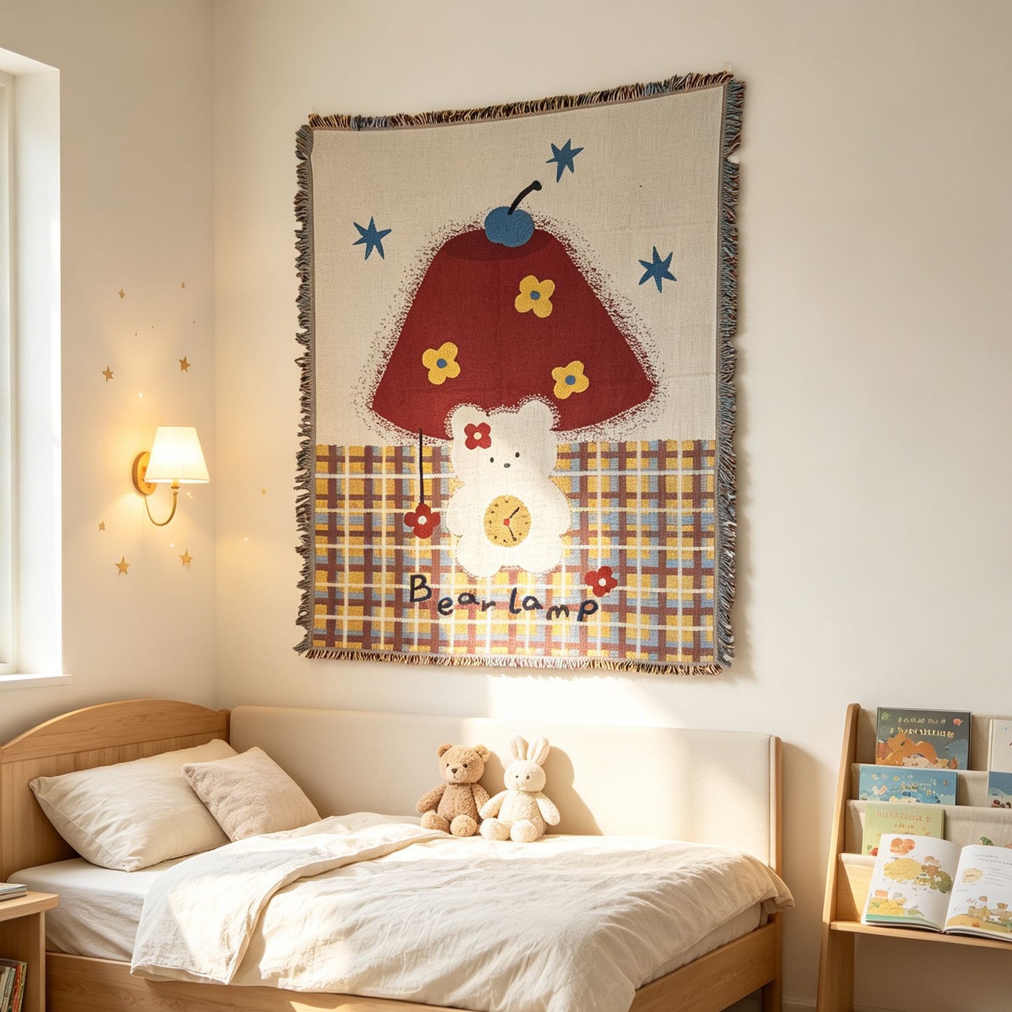 Cozy Cartoon-Themed Decorative Throw Blanket