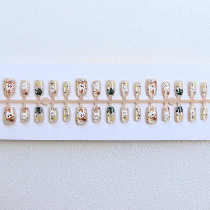 Halloween-Themed Press-On Nail Art Set Acalora