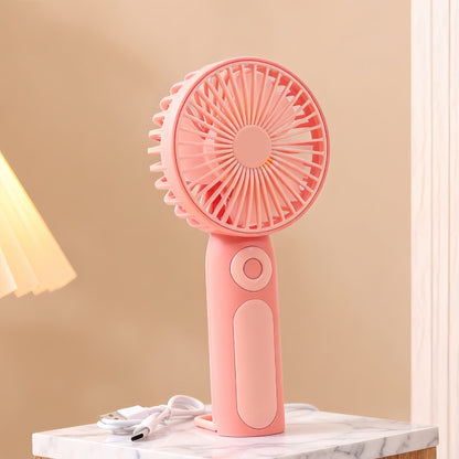 Ladies' Portable Handheld Fan with Ergonomic Handle Karnz