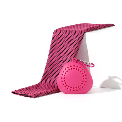 Unisex cooling towel in storage case Karnz
