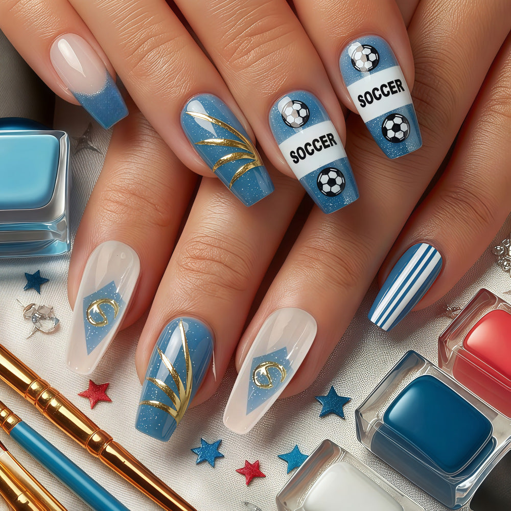 Football-Inspired Art Nails Acalora