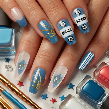 Football-Inspired Art Nails Acalora