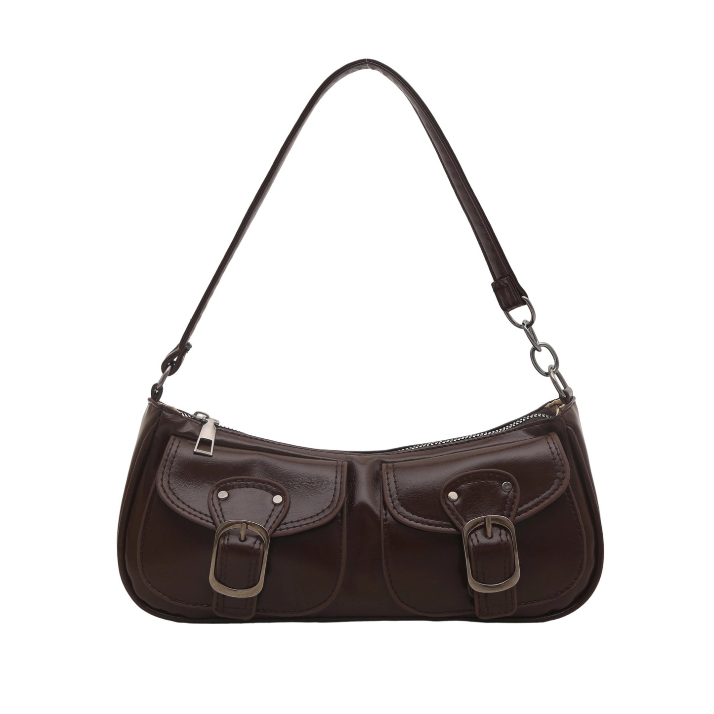 Stylish Dual Pocket Shoulder Bag Acalora