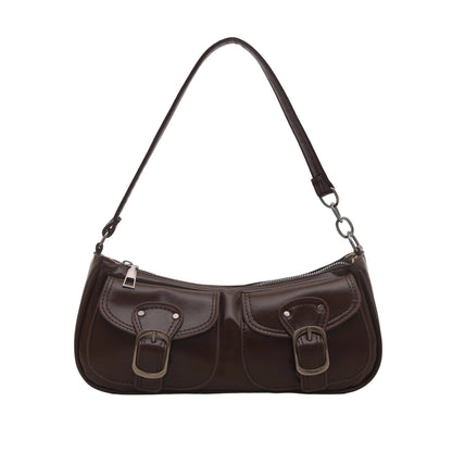 Stylish Dual Pocket Shoulder Bag Acalora
