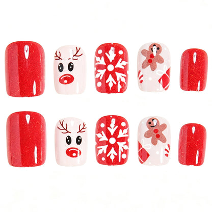 Festive Themed Press-On Nail Art Set Acalora 1788858489