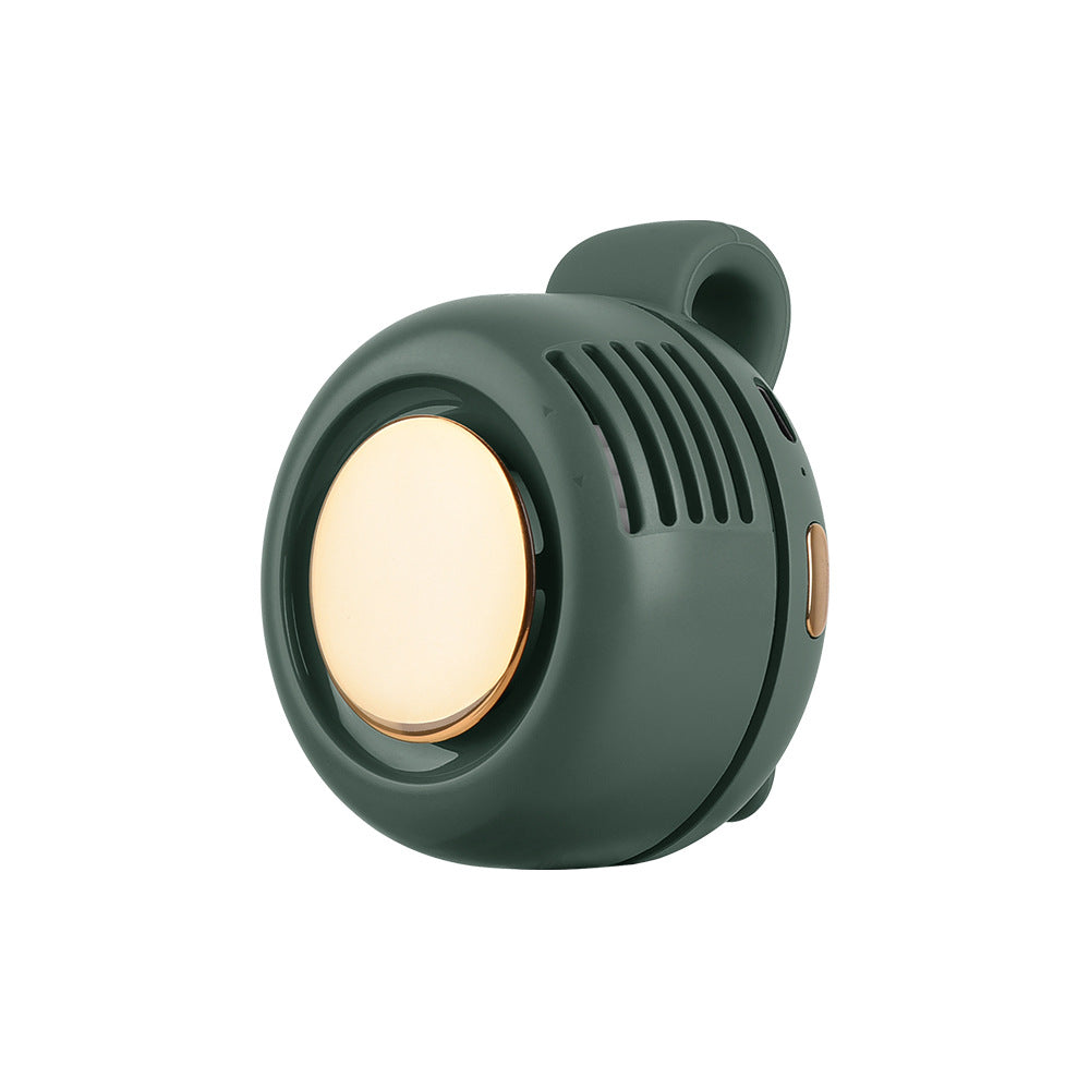 Cooling Clip-on Fan with Warm LED Light and Rechargeable Battery Skanto