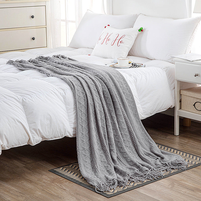 Cozy Knitted Blanket