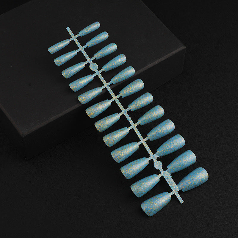 Artificial Nail Set with Elegant Glitter Effect Acalora